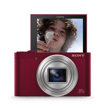 Sony DSC-WX500 Red Camera Kit inc 8GB SD Card and Case - Laptops